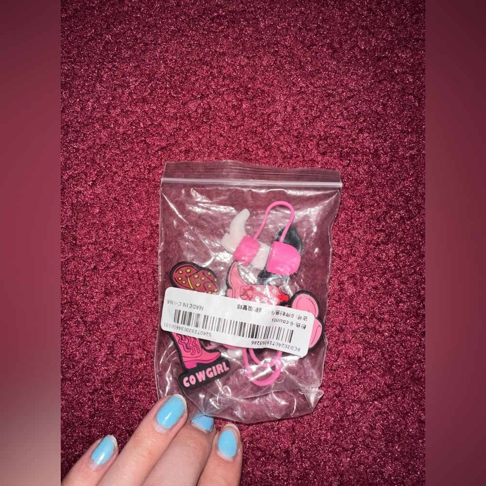 Pink Cowgirl straw covers